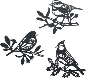 silhouette birds