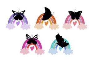 silhouette butterfly