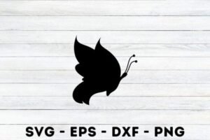 silhouette butterfly