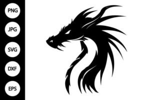 silhouette dragon