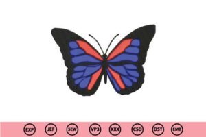 embroidery butterfly