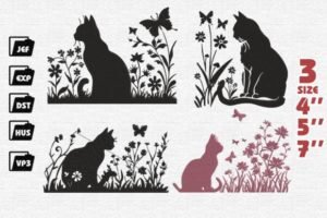 embroidery cat patterns