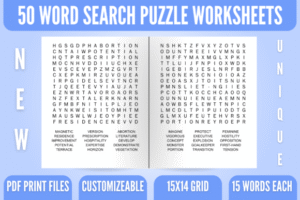 puzzle sheets