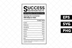 nutrition facts label template