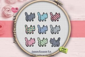 embroidery cat patterns