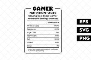nutrition facts label template