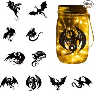 silhouette dragon