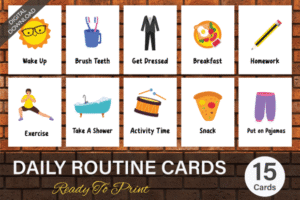daily routine cards