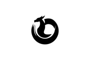 silhouette dragon