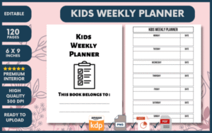 kids weekly planner