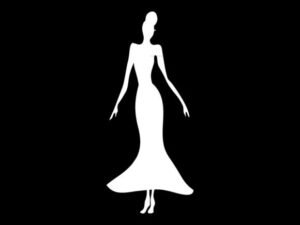 silhouette dress
