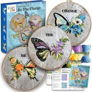 embroidery butterfly