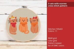 embroidery cat patterns
