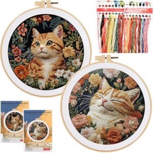 embroidery cat patterns