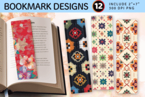 embroidery bookmark