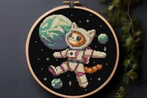 embroidery cat patterns