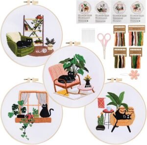 embroidery cat patterns