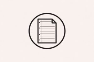 paper template with lines