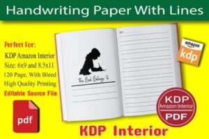 paper template with lines