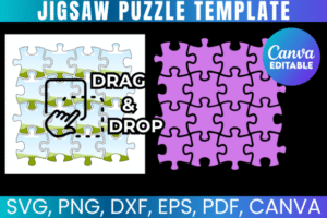 puzzle template blank