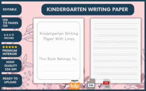 paper template with lines
