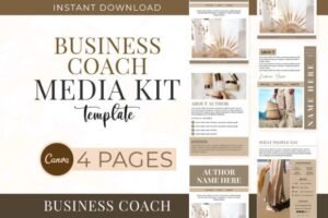 life coach templates canva coaching