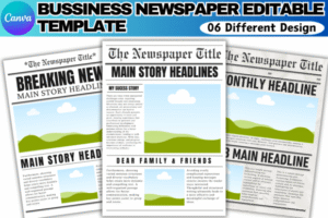 newspaper template
