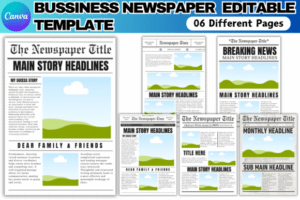 newspaper template