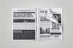newspaper template