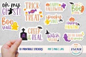 Halloween Stickers 