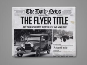 newspaper template