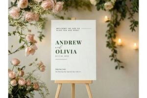 wedding welcome sign 