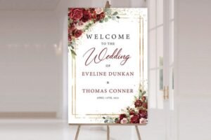wedding welcome sign 
