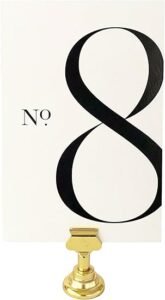 wedding table numbers 