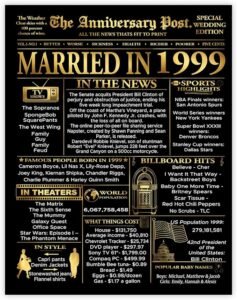 wedding newspaper