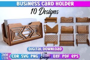 card holder for table