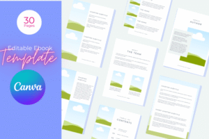 book cover template