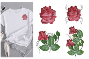 embroidery flowers