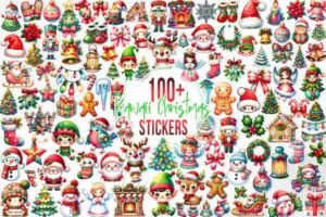christmas stickers cute 