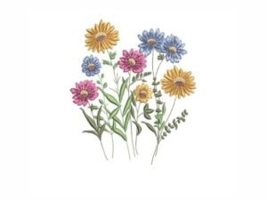 embroidery flowers