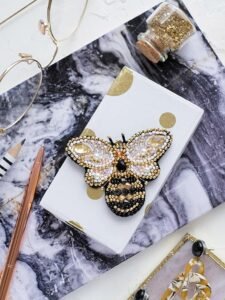 embroidery with beads