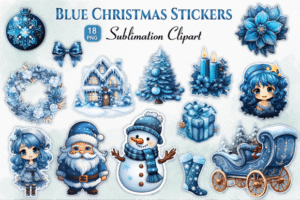 christmas stickers cute 