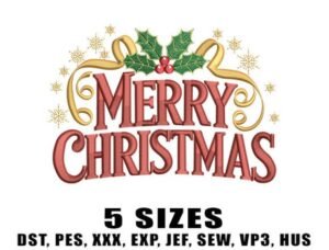 embroidery xmas