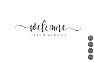 wedding welcome sign 