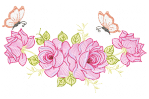 embroidery flowers