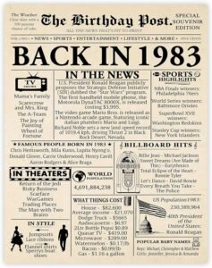 newspaper template for birthday 