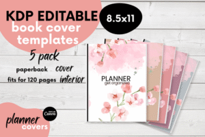 book cover template