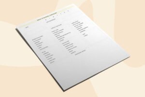 checklist for kids school