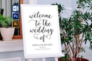 wedding welcome sign 