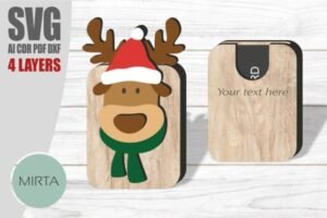 card holder wood
